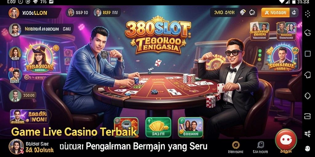 Tampilan gameplay seru di 380SLOT dengan dealer langsung yang profesional.