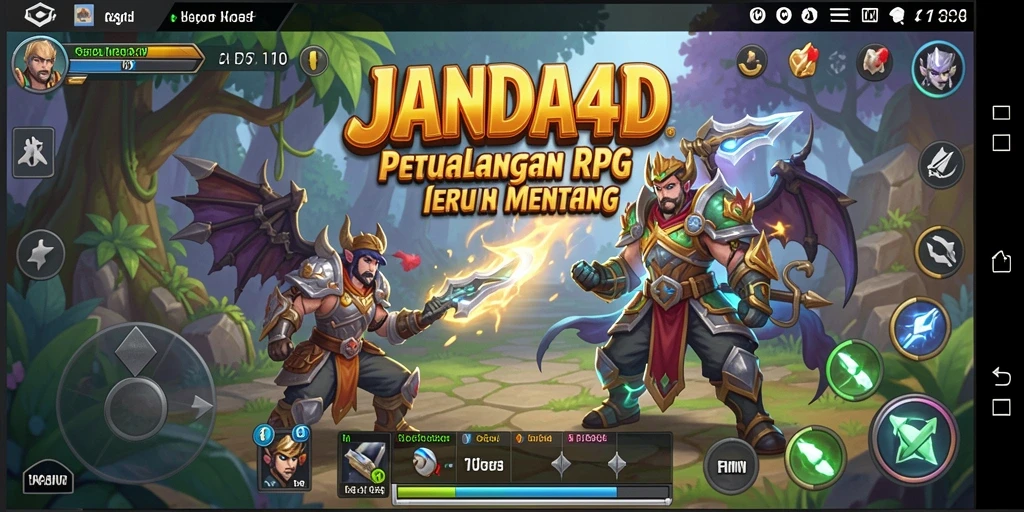 Tampilan gameplay menarik di JANDA4D dengan aksi RPG yang mendebarkan.