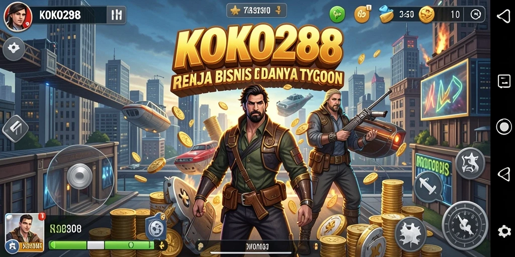 Gameplay KOKO288 menampilkan pengelolaan bisnis yang seru dan menantang.