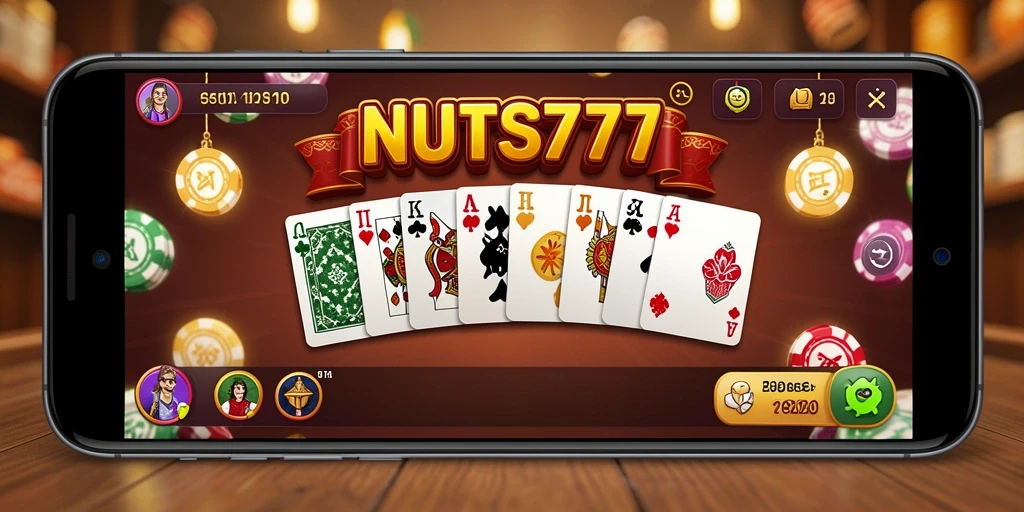 Screenshot gameplay <strong>NUTS777</strong> yang menunjukkan aksi seru permainan domino.