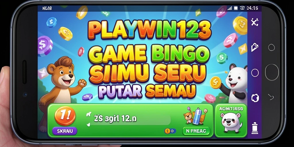 Tampilan gameplay Bingo di PLAYWIN123 yang seru dan interaktif.