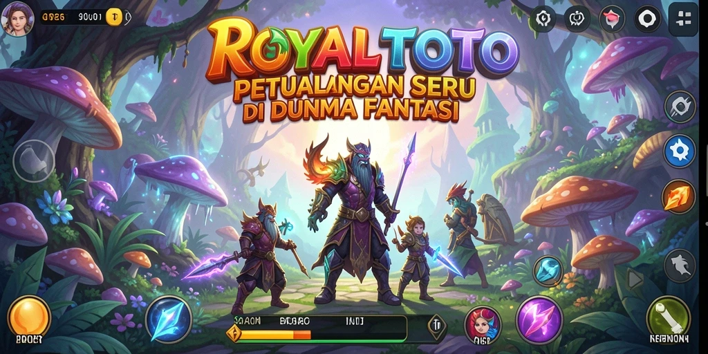 Screenshoot utama gameplay <strong>ROYALTOTO</strong> menampilkan petualangan menakjubkan dan karakter yang dinamis.