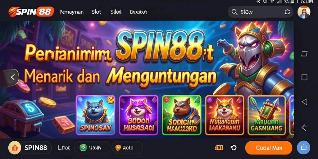 Screenshot SPIN88 menampilkan gameplay Slot yang seru dan menarik.